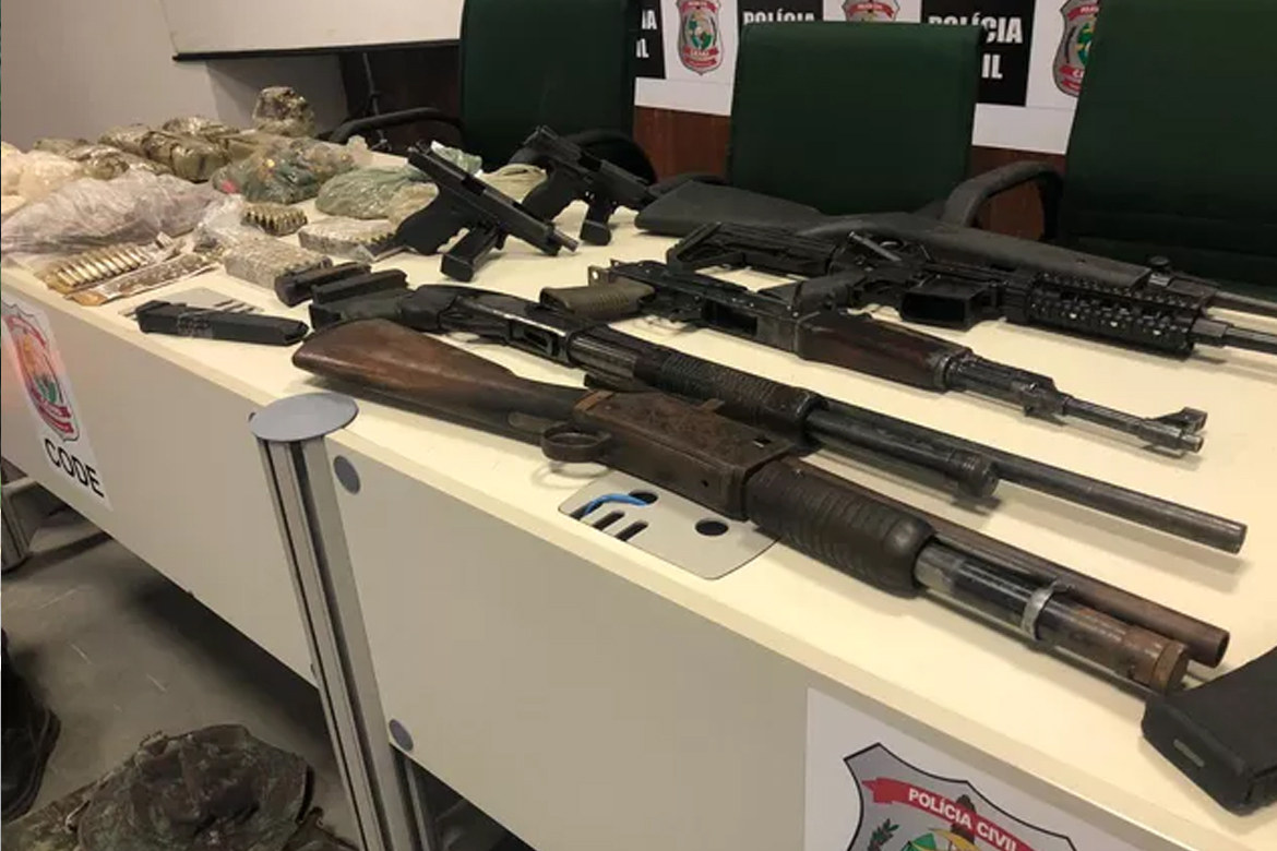 Preso com seis armas e R$ 10 mil em Monsenhor Tabosa, no Ceará, é apontado como chefe do tráfico na região