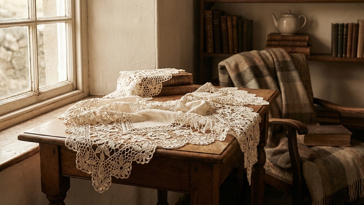 A Arte do Crochê Irlandês: Sobrevivência e Luxo durante a Fome da Batata