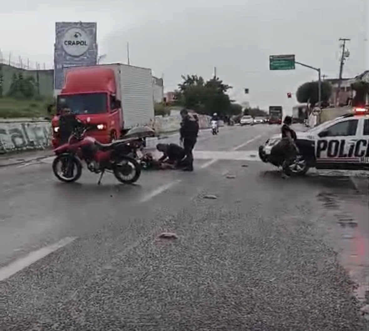 Acidente de Trânsito em Crateús: Homem Ferido em Colisão entre Motocicletas
