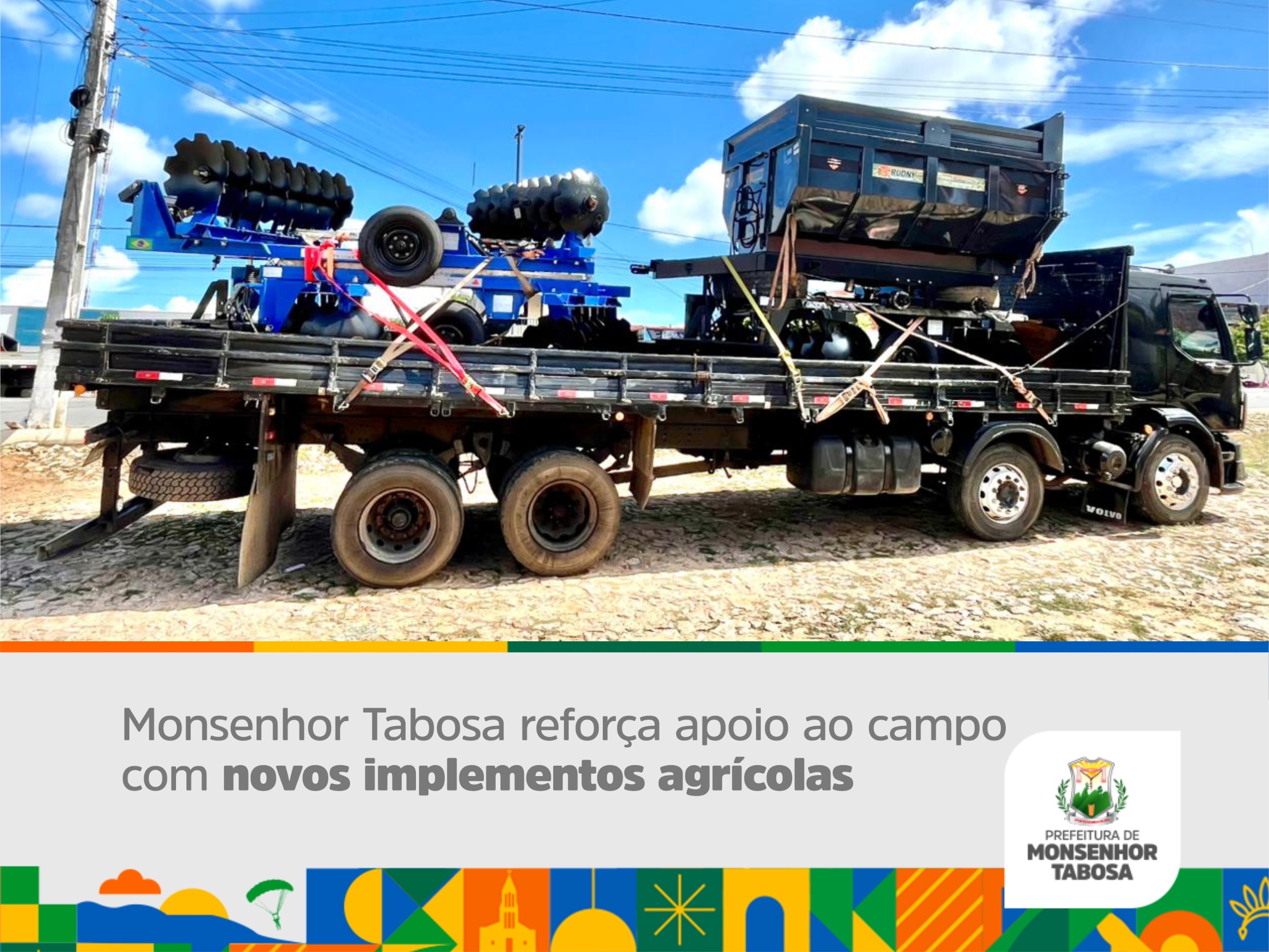 Agricultura em Expansão: Monsenhor Tabosa Investe em Equipamentos de Alta Tecnologia
