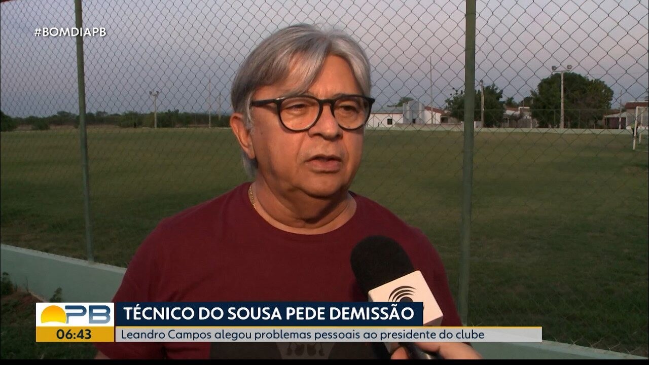 Alessandro Telles substitui Leandro Campos no comando do Sousa