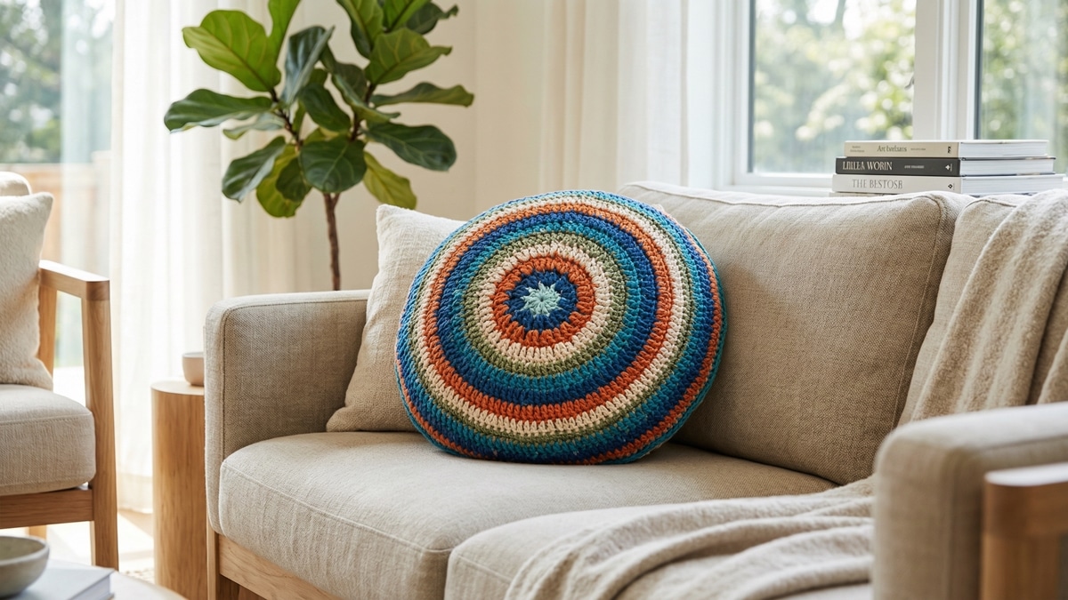 Almofadas de Crochê Redondas: O Toque Perfeito para sua Decoração