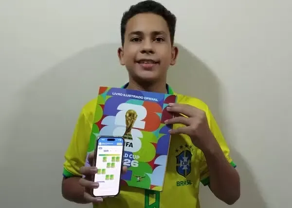 Alunos do Ceará criam aplicativo inovador para troca de figurinhas da Copa