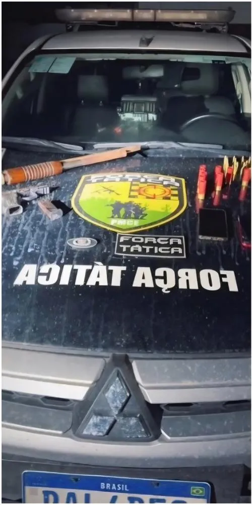 Apreensão de Armas no Ceará: Polícia Militar Captura Pistola e Espingarda