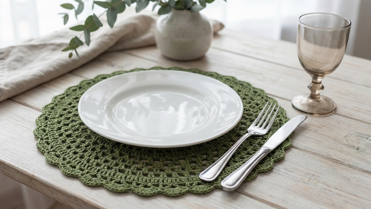Aprenda a Criar Sousplats de Crochê de Alta Qualidade para uma Mesa Posta Sofisticada