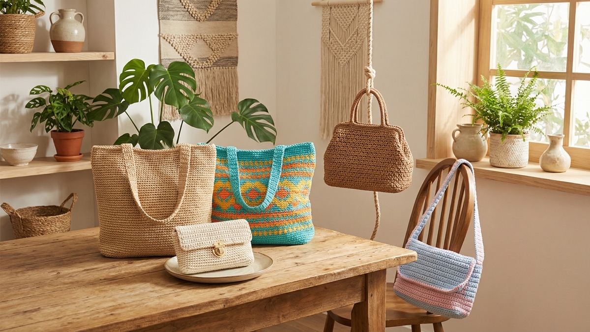 Aprenda a Crochetar Bolsas Incríveis com Gráficos Fáceis!