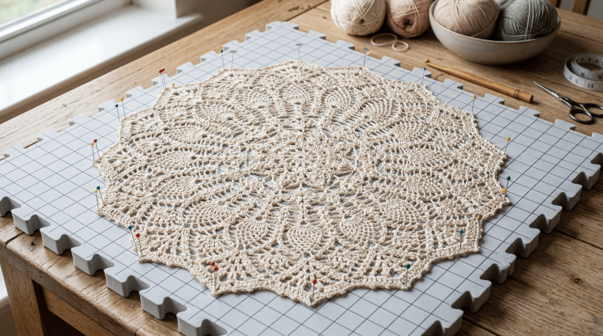 Aprenda a Técnica de Blocagem no Crochê: O Segredo para um Acabamento de Luxo