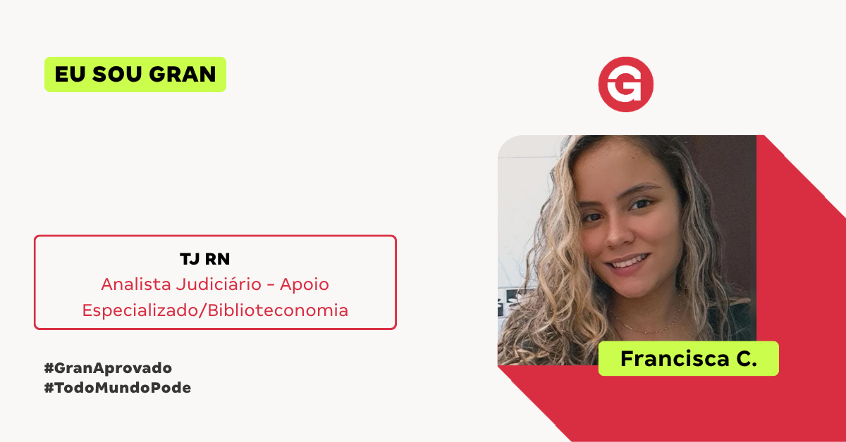 Aprovada em 1º Lugar: A História de Francisca C. e sua Jornada para o TJ RN