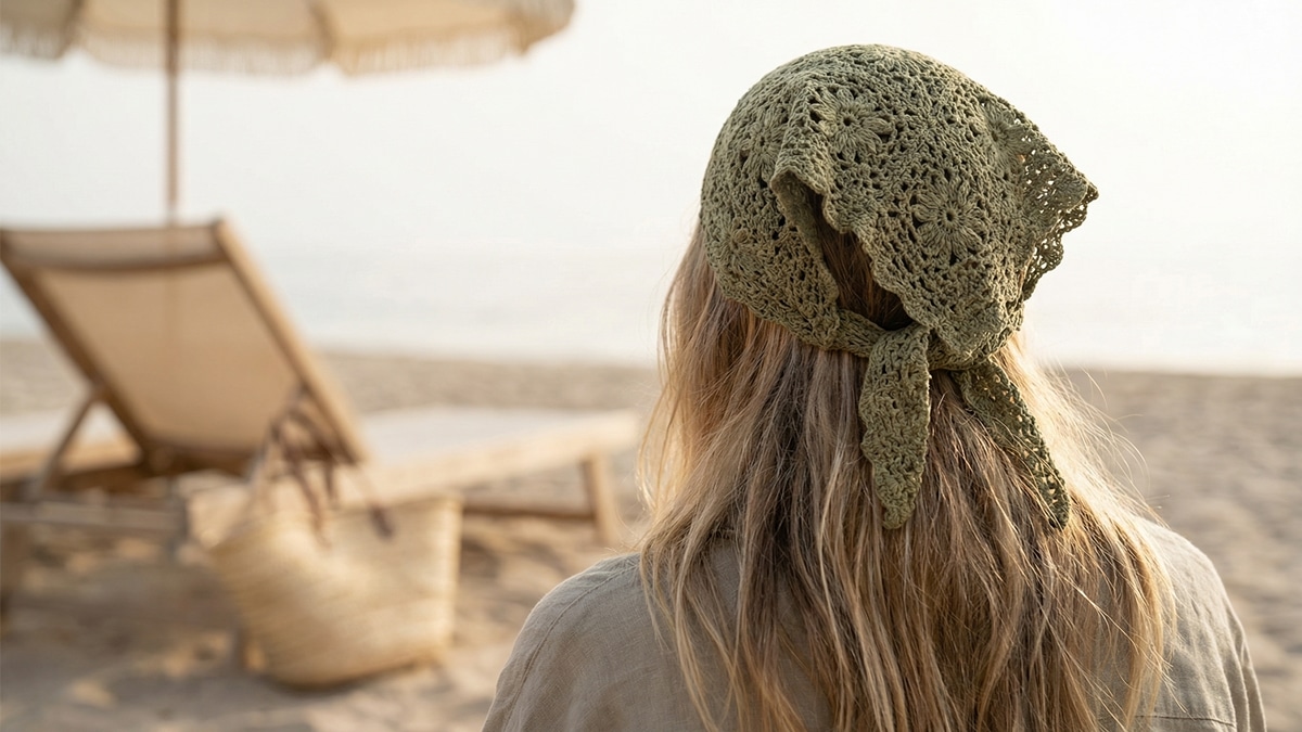 Bandanas de Crochê para o Verão: Estilo e Criatividade em Alta