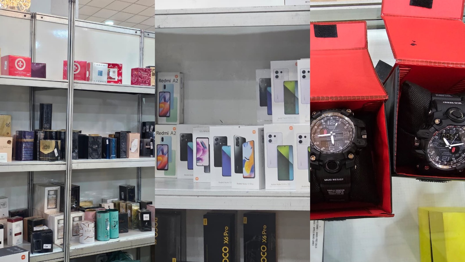 Bazar Solidário com celulares a R$ 350 e perfumes importados a R$ 45 provoca filas em Tere