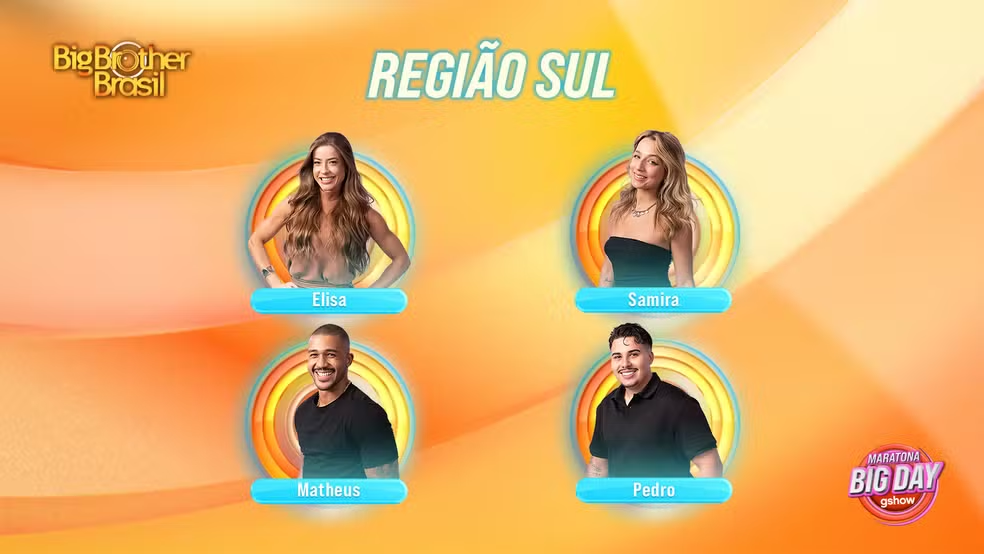 BBB 26: conheça os participantes da Casa de Vidro da região Sul