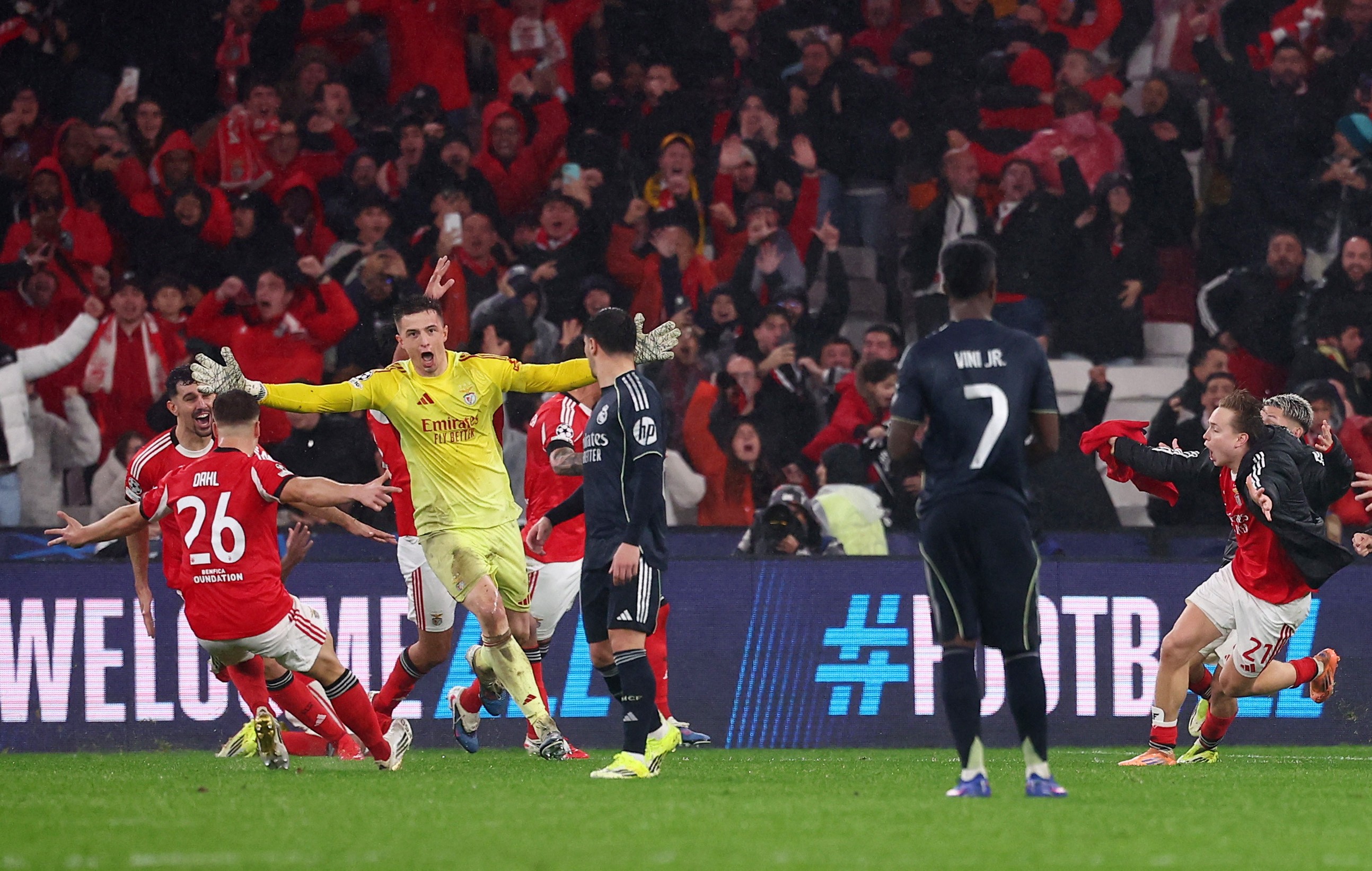 Benfica e Real Madrid se enfrentam em duelo épico pela Liga dos Campeões