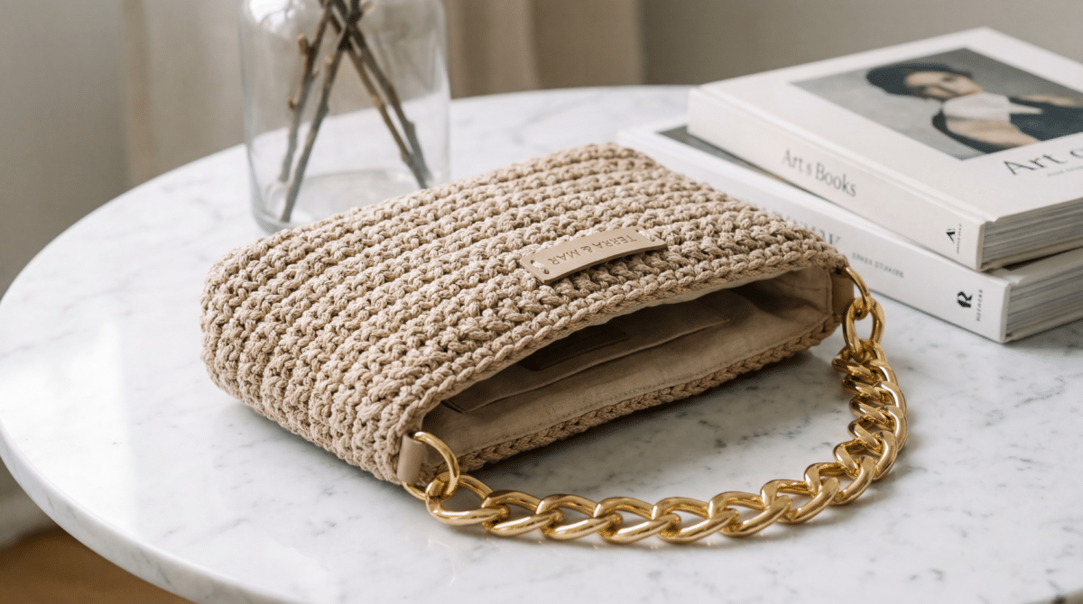 Bolsas de Crochê com Alça de Corrente: Tendência da Moda que Vai Dominar o Verão