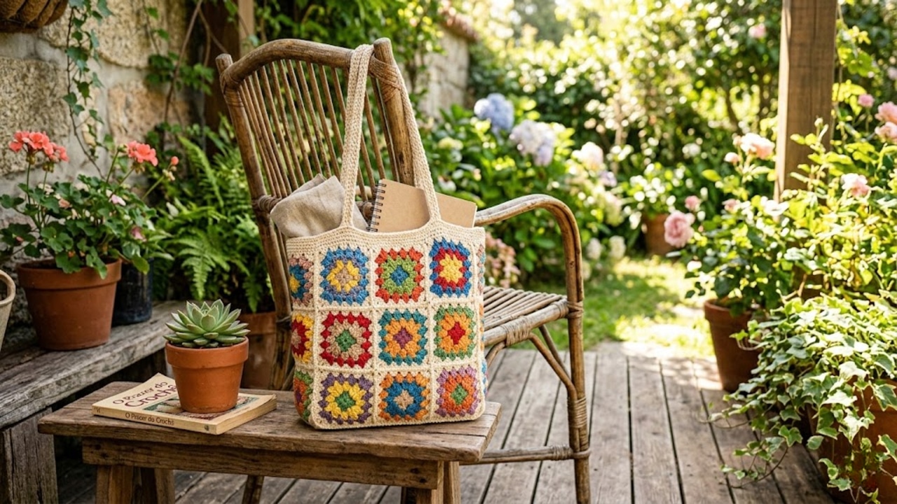 Bolsas de Crochê com Squares: A Nova Moda Sustentável que Dominará 2026