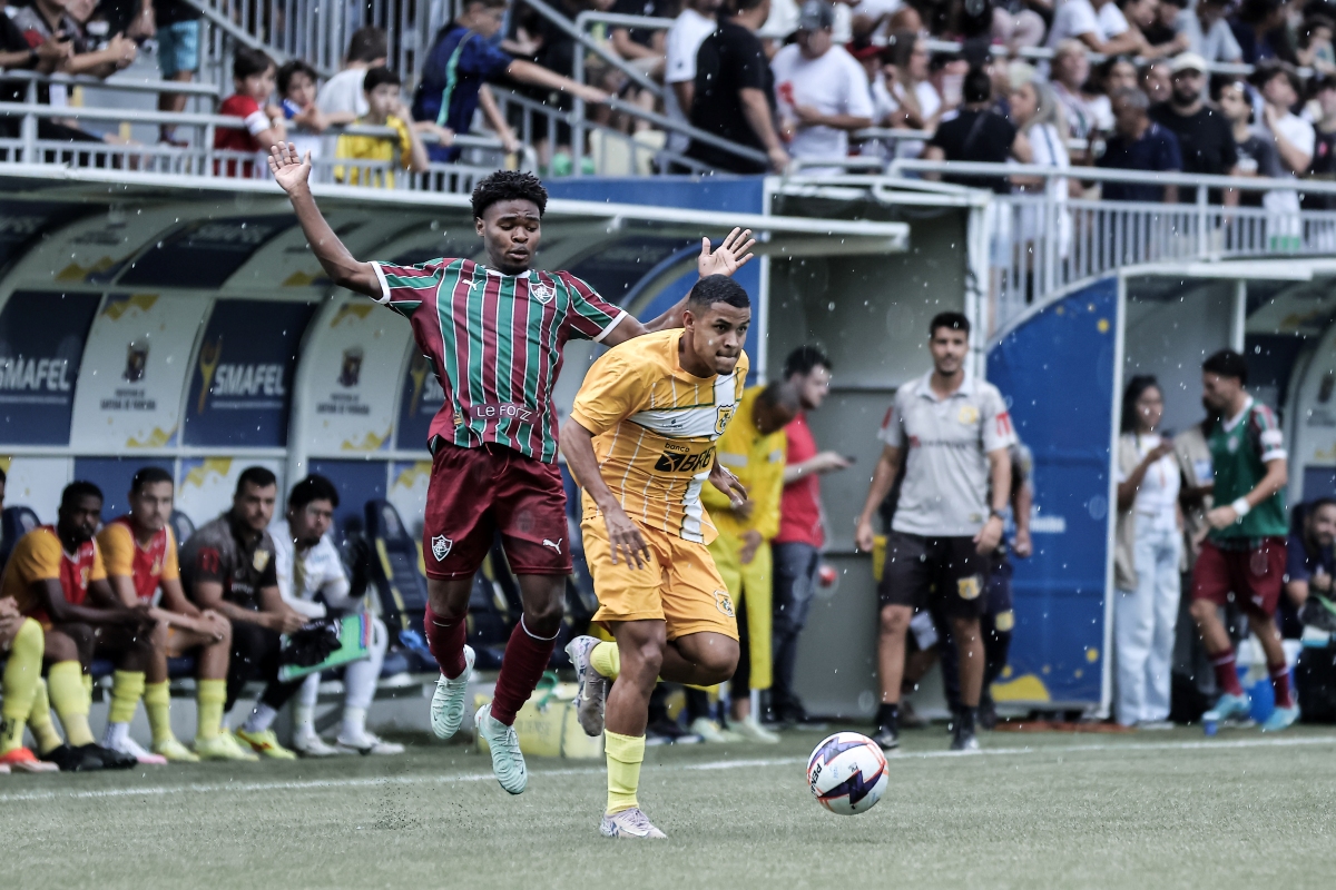 Brasiliense é superado pelo Fluminense em jogo equilibrado na Copinha