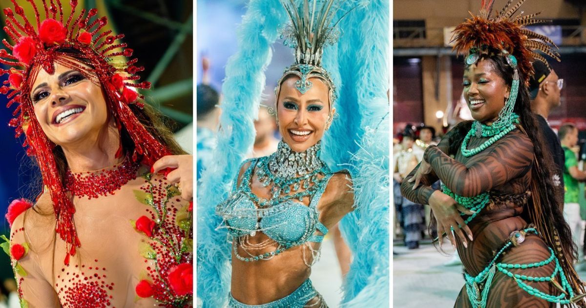 Carnaval 2026: conheça as rainhas de bateria do grupo especial do RJ