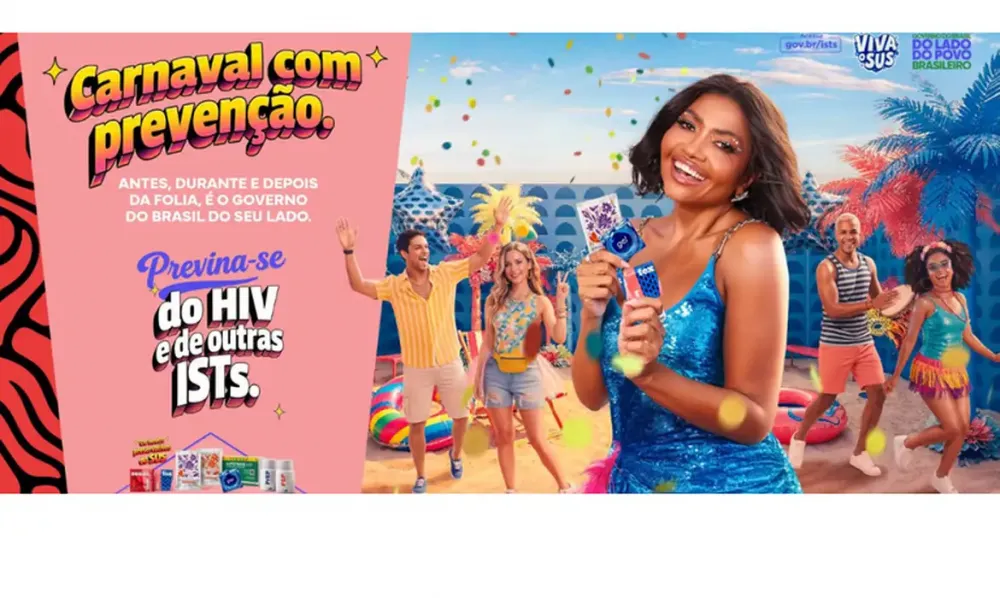 Carnaval com Prevenção: Governo reforça o uso de preservativos e métodos de prevenção a ISTs