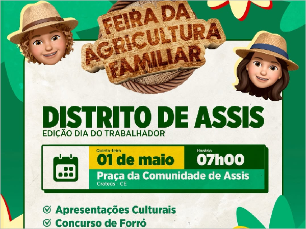 Celebre a Agricultura Familiar em Crateús: Conheça a Feira de Maio!