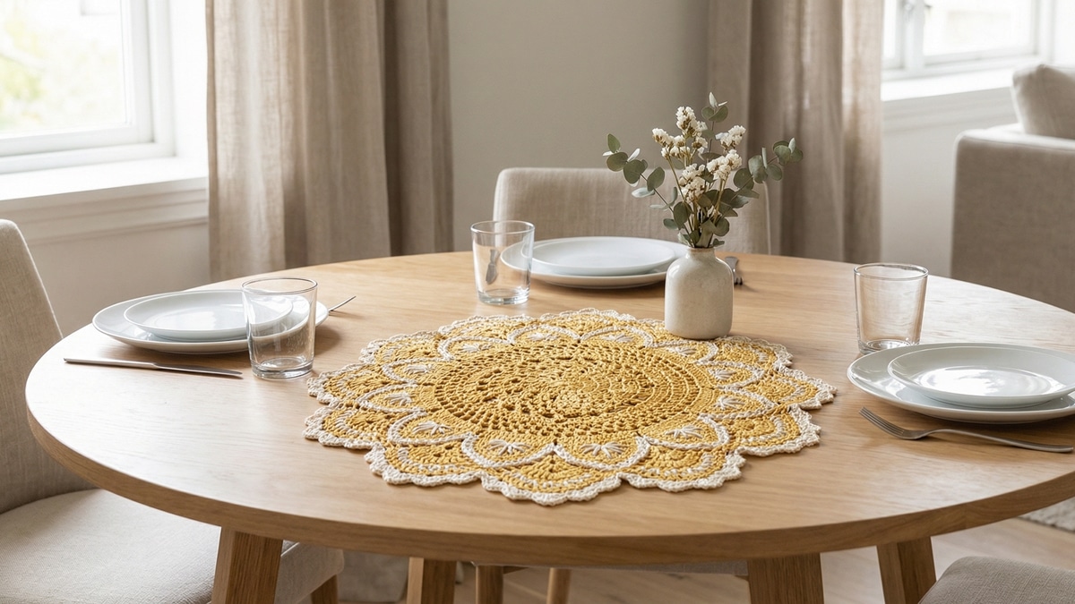 Centros de Mesa em Crochê: Dicas e Inspirações para uma Decoração Atemporal