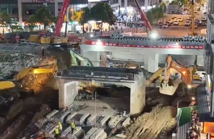 China Constrói Viaduto de 2,5 Mil Toneladas em Apenas 24 Horas!