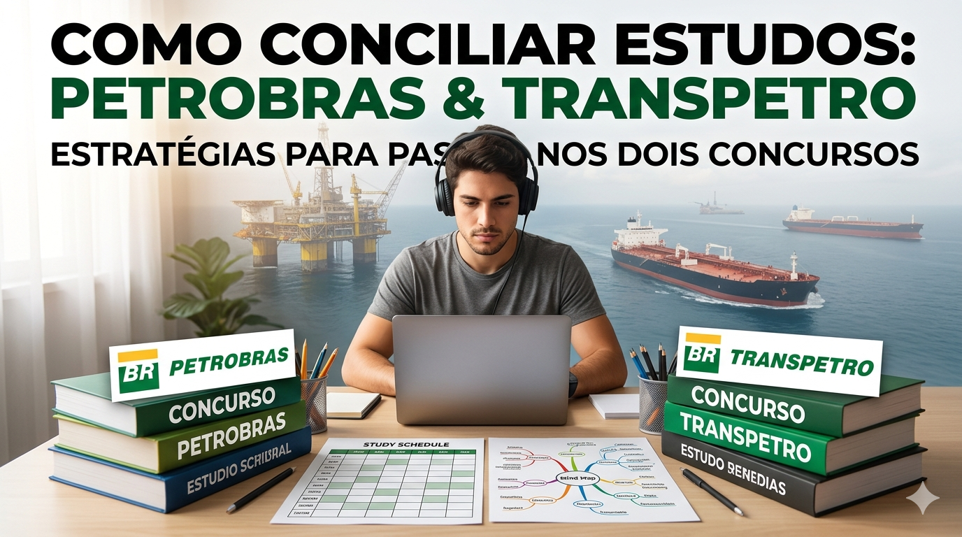 Concurso Petrobras e Transpetro: Dicas de Ouro para Conciliar os Editais