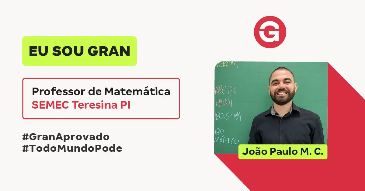 Conquiste a aprovação no Concurso SEPEC Teresina: A história épica de João Paulo M.