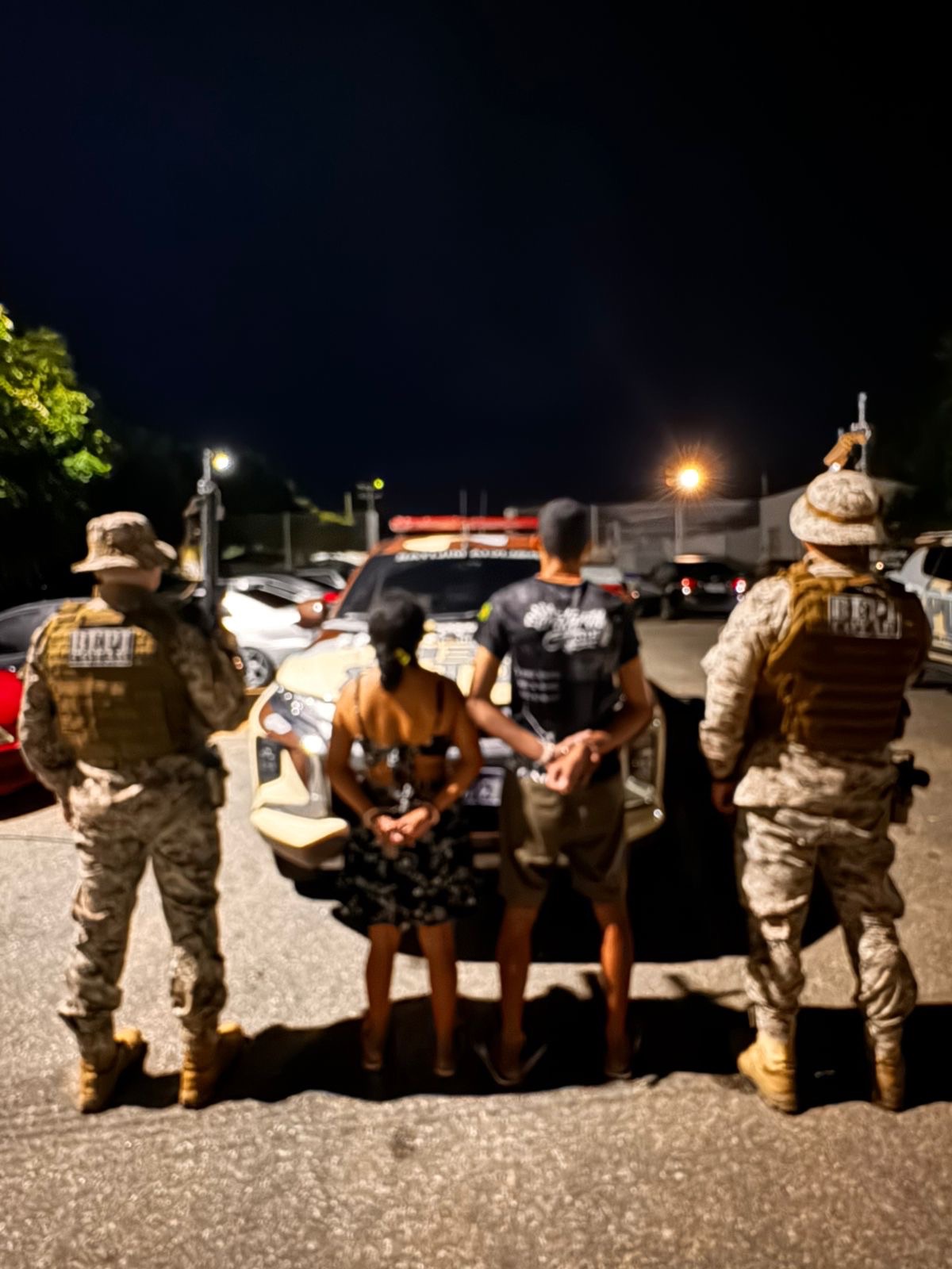 COPA: Casal com arma e droga preso em Crateús no Ceará