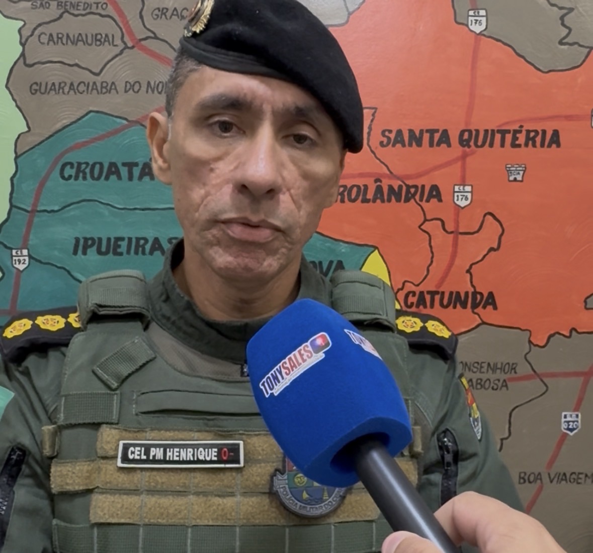 Coronel Henrique Sérgio assume comando do 7º BPM em Crateús após passagem de Vasconcelos