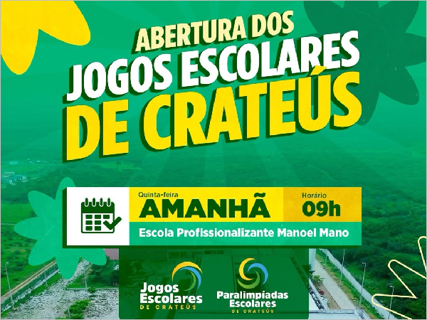 Craque-se! Jornada Escolar Começa em Crateús Concedendo Prêmios e Honrarias