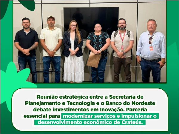 Crateús Avança: Tecnologia e Inovação para Crescer em Parceira