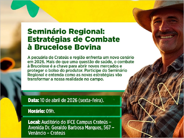 Crateús Combate à Brucelose Bovina: Seminário Regional Apresenta Estratégias de Combate