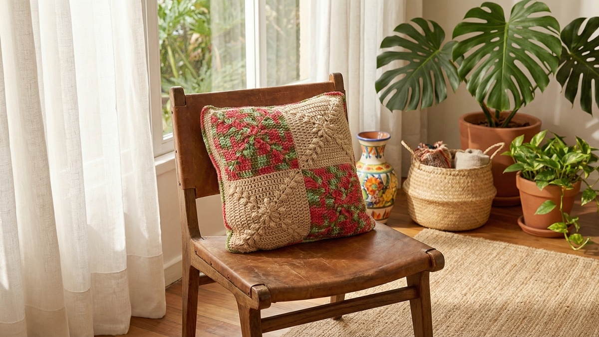 Criando Almofadas de Crochê Cerejeira: Receita Épica para Decoração Artístico e Personalizada