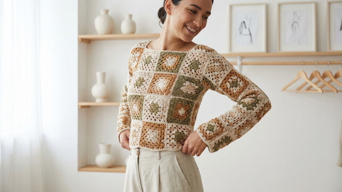 Crie blusas de crochê deslumbrantes e sofisticadas para 2026 - Técnicas e tendências