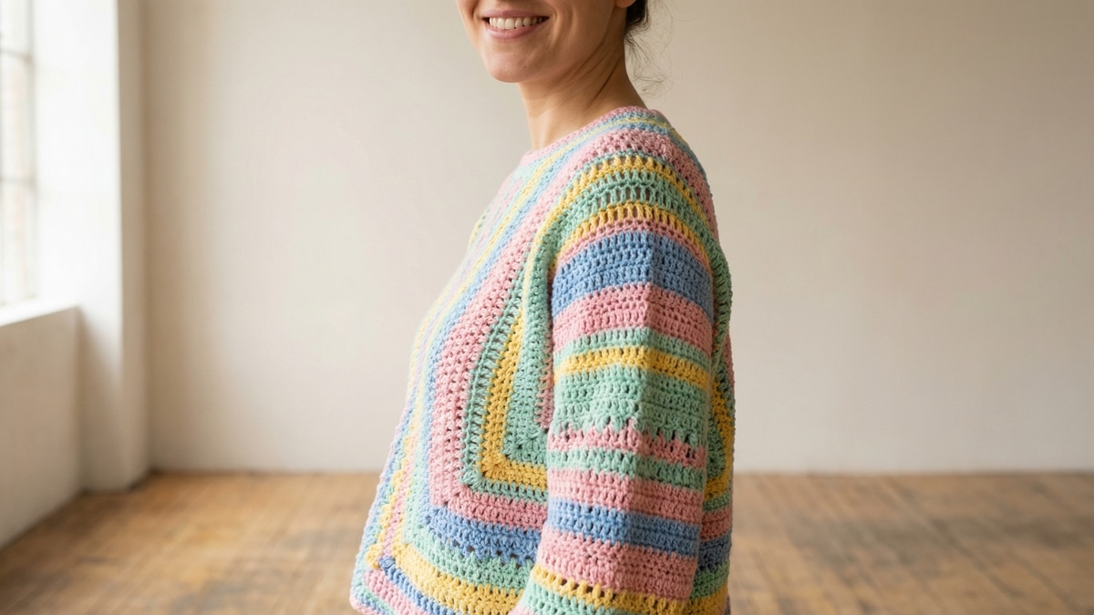 Crie blusas de crochê magníficas com esses simples gráficos