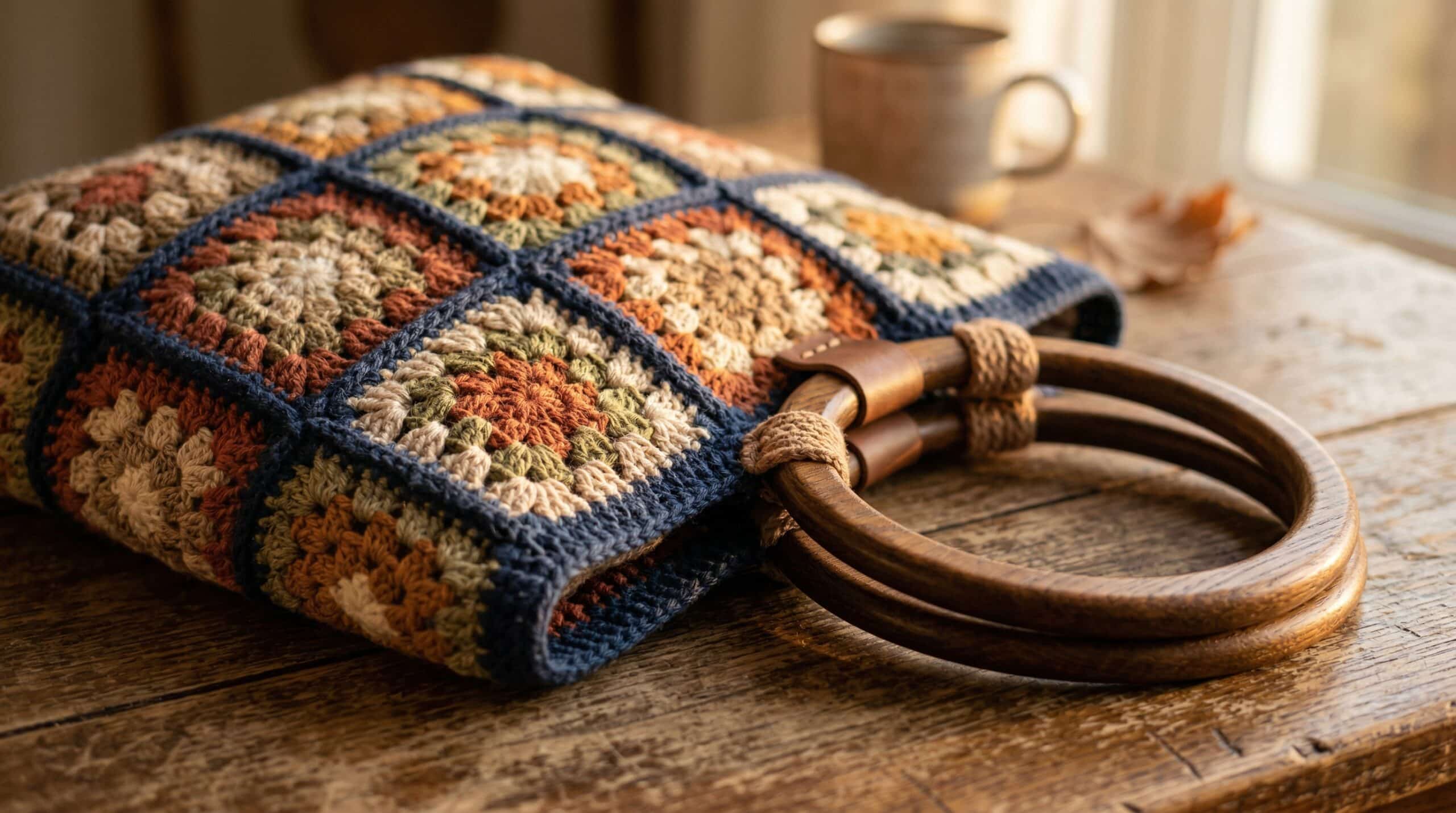 Crie Bolsas de Crochê com Quadrados: Guia de Desenho e Técnicas Profissionais