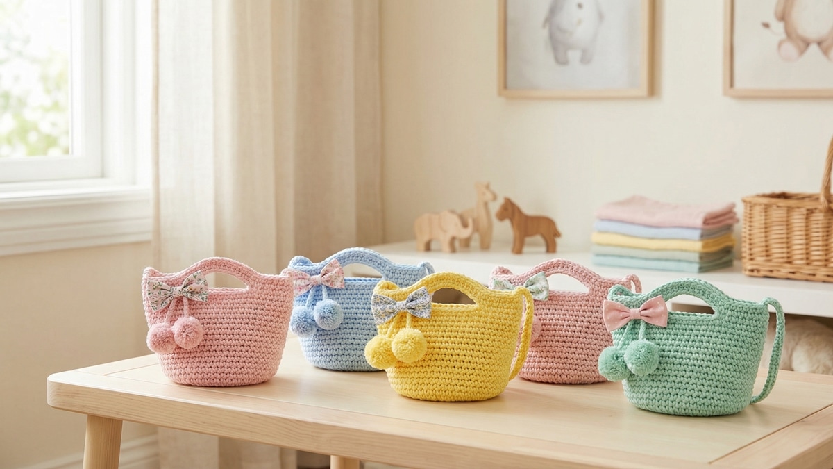 Crie Bolsinhas de Crochê Infantil Maravilhosas para Encantar as Crianças