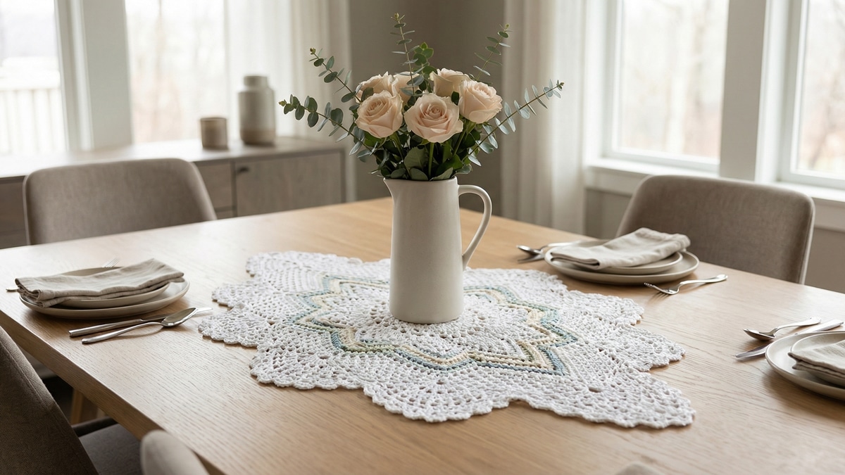 Crie Decoração Sofisticada com Centros de Mesa de Crochê: Dicas e Exemplos