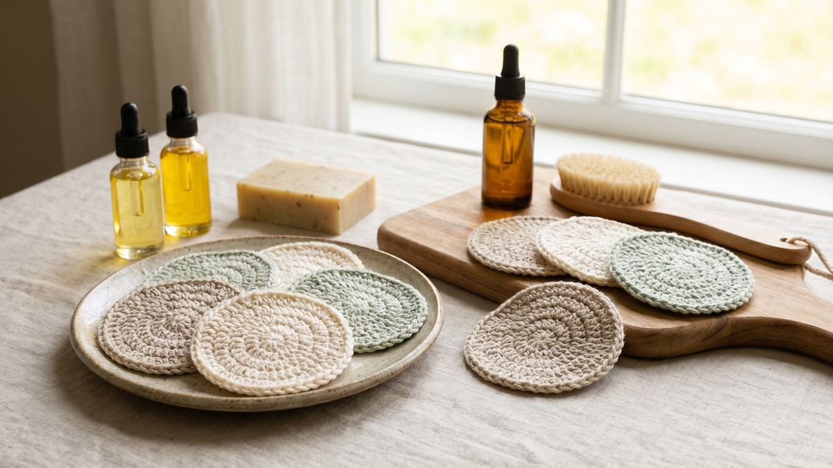 Crie seus Próprios Ecopads de Crochê e Reduza o Lixo: A Solução Sustentável para Remover Maquiagem