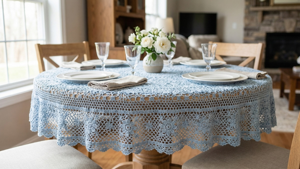 Crie suas Toalhas de Mesa em Crochê com Gráficos Desafiadores e Dicas de Expansão