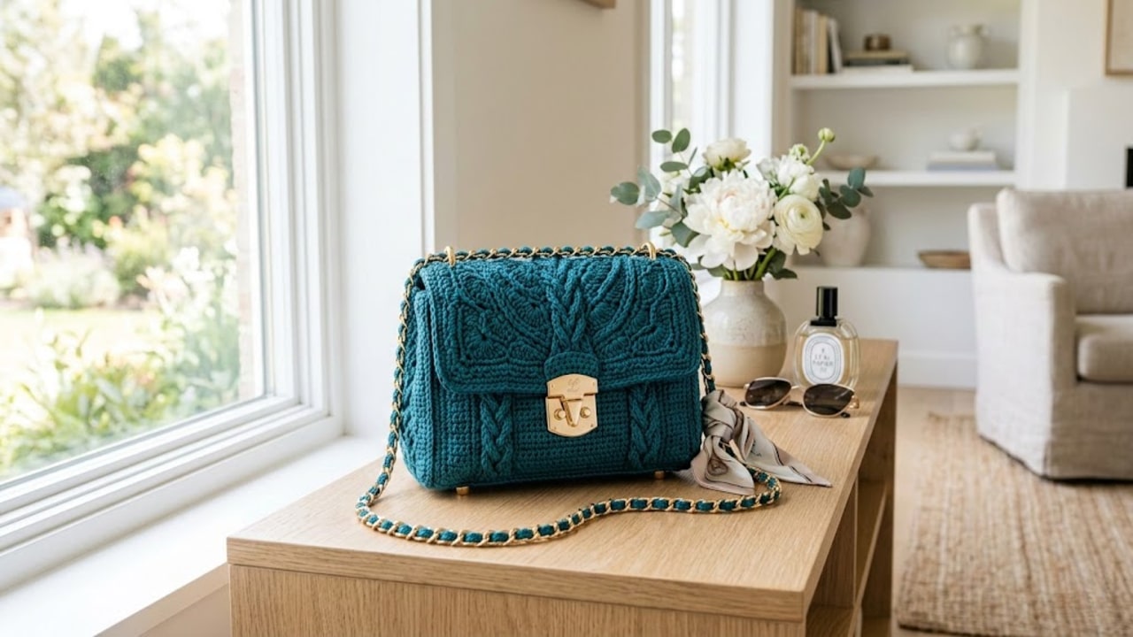 Crie um Look de Luxo com Bolsas de Crochê Artesanal