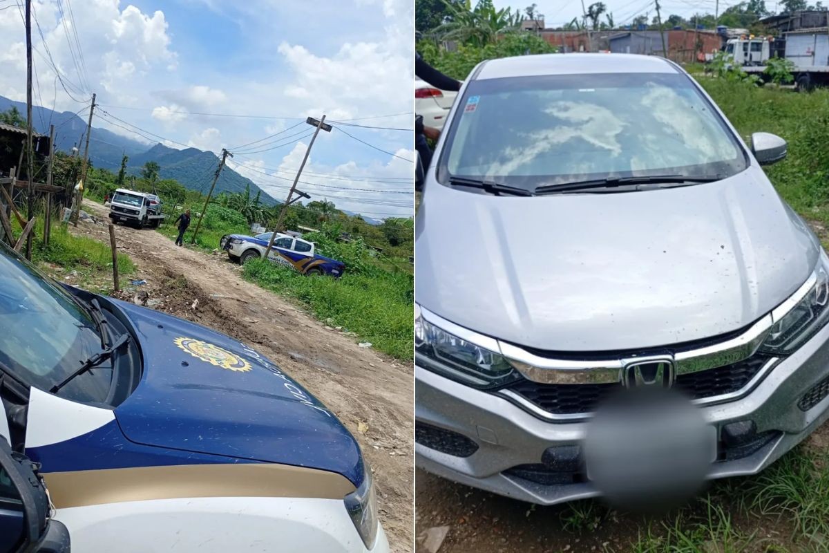 Criminosos invadem casa de veraneio, amarram turistas e fogem com carro roubado no litoral