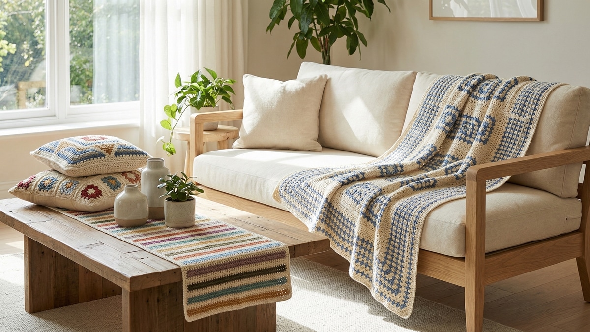 Crochê Moderno: Transforme Sua Decoração com Peças Únicas e Exclusivas