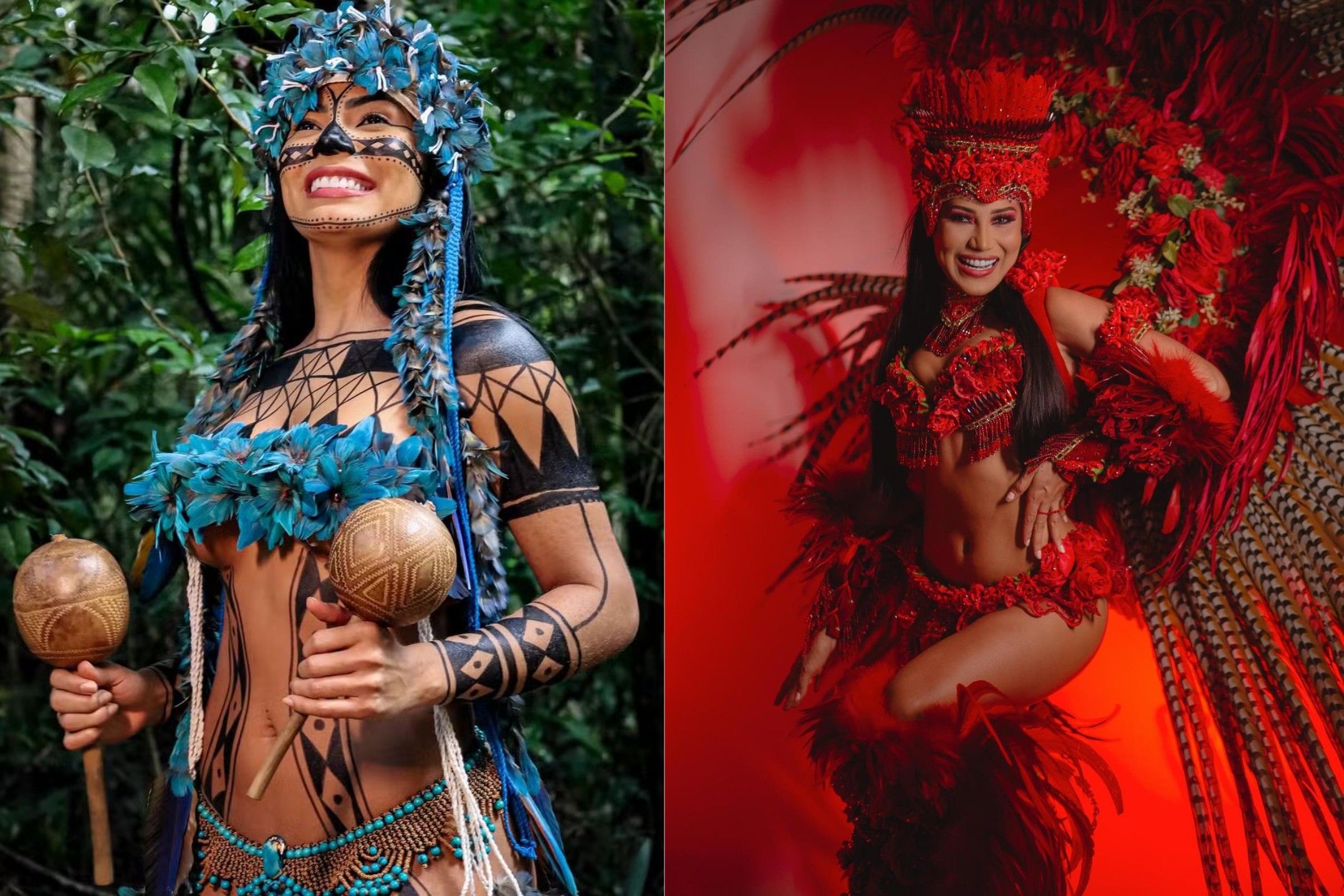 
Cunhã-Poranga e Rainha do Folclore: entenda o que candidatas da Casa de Vidro do BBB 26 r