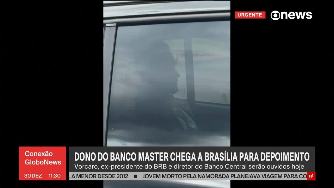 Daniel Vorcaro chega a Brasília e começa a prestar depoimento