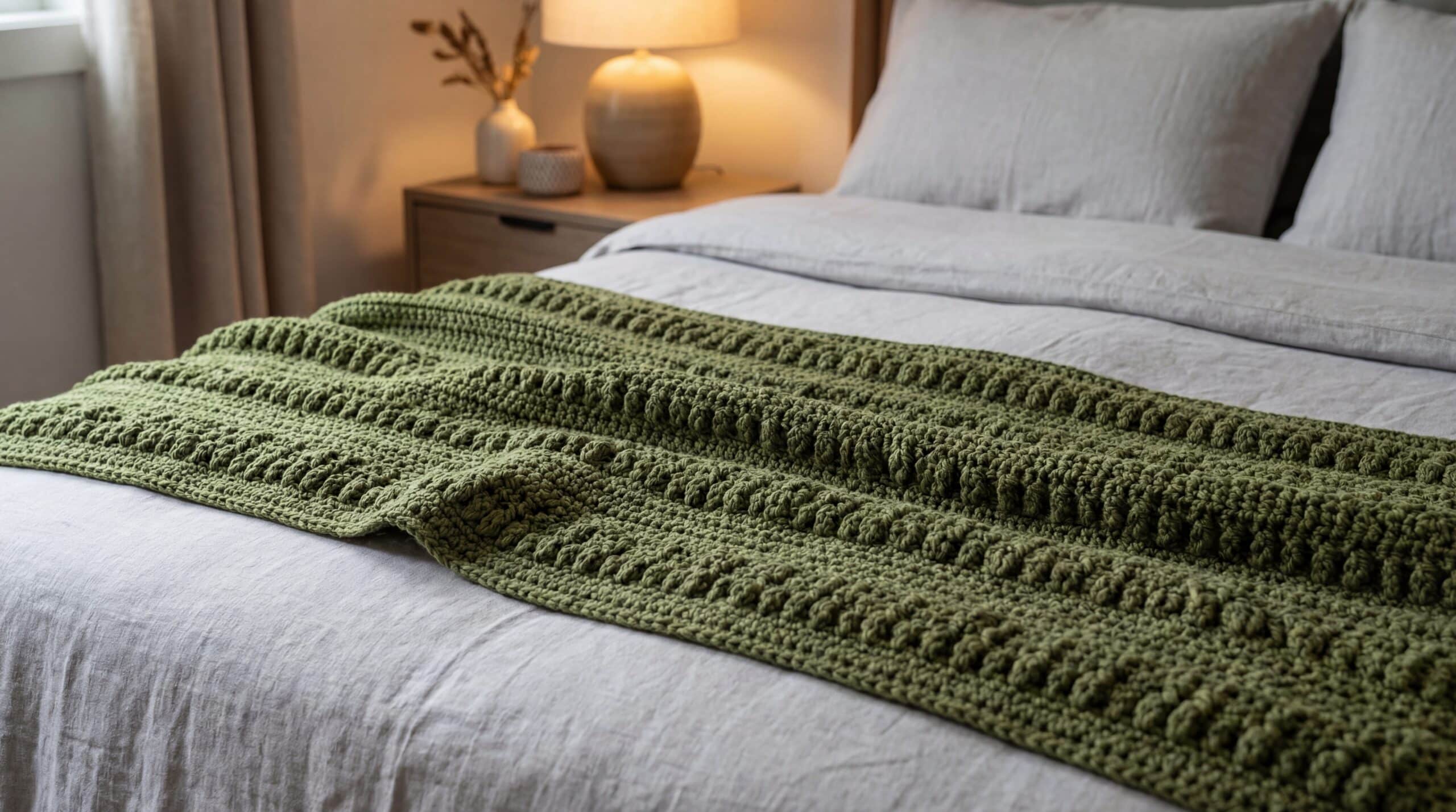 Decore e Acolha: 25 Modelos de Mantas e Peseiras de Crochê para um Quarto Luxuoso