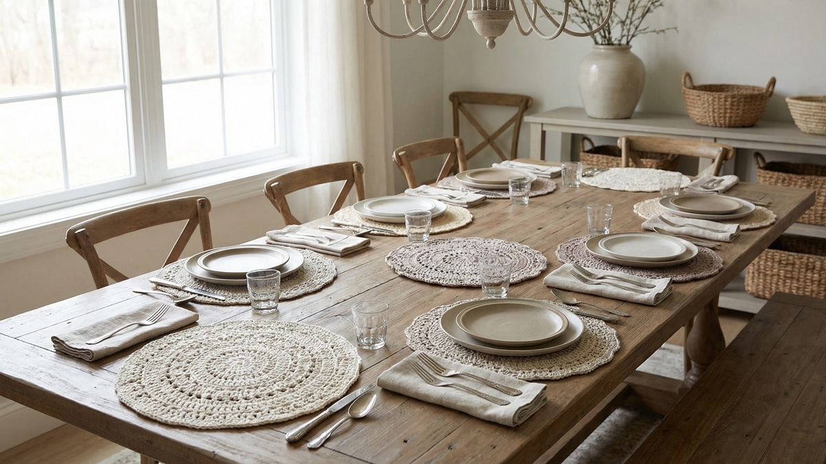 Decore Sua Mesa com Sousplats de Crochê: Um Guia Completo para Iniciantes