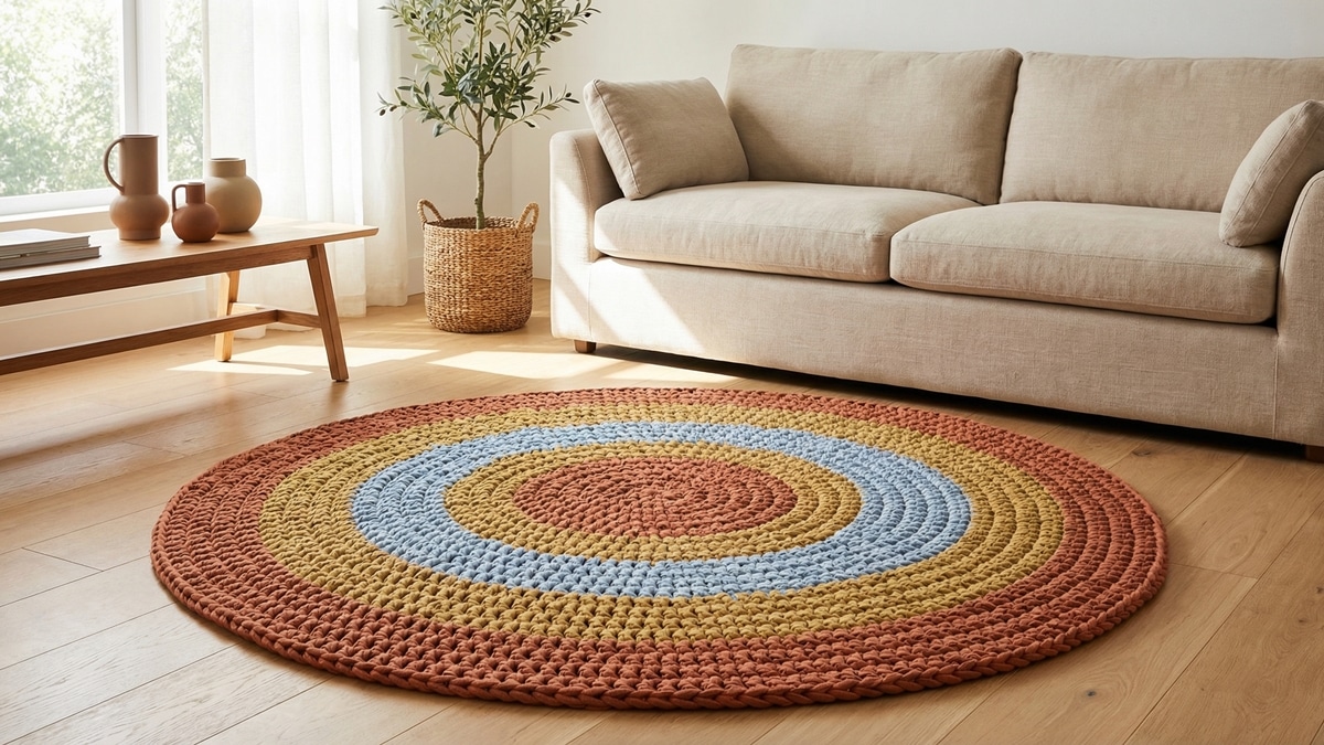 Descubra o Poder do Crochê: Crie Tapetes Maravilhosos com Cores Vibrantes