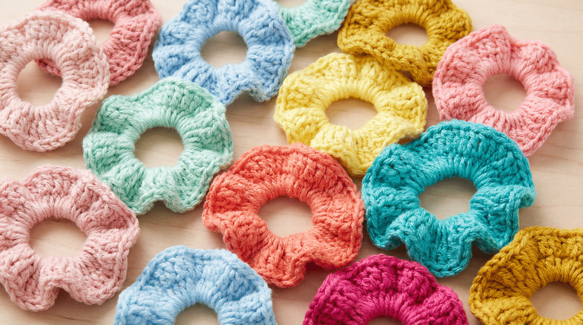 Descubra o Segredo do Scrunchie de Crochê: A Peça que Fica Pronta em Menos de 15 Minutos!