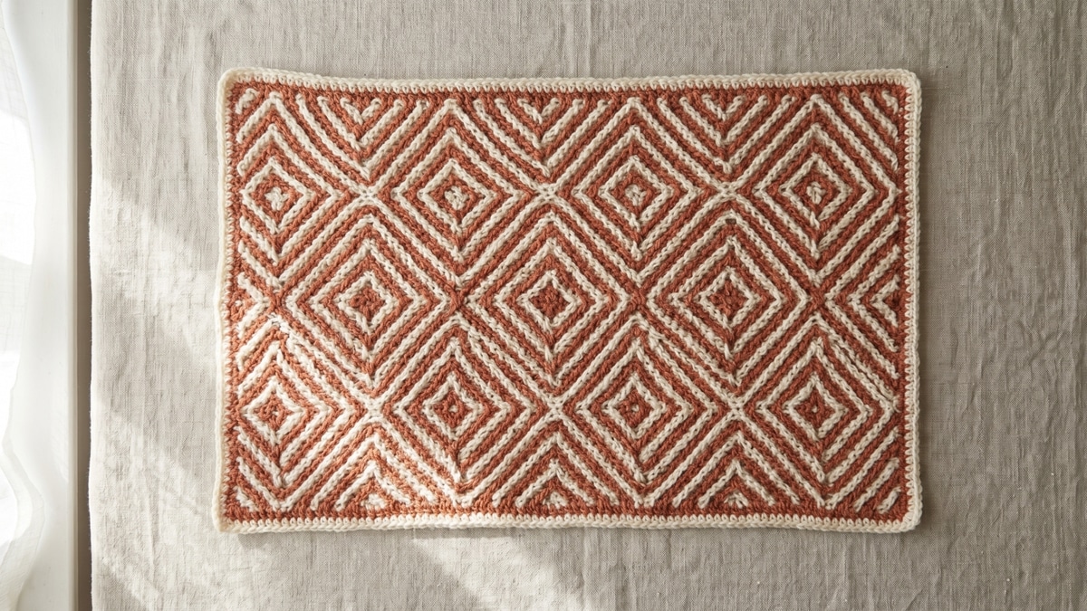 Desenhe Padrões Geométricos incríveis com Crochê Mosaico: Guia Passo a Passo