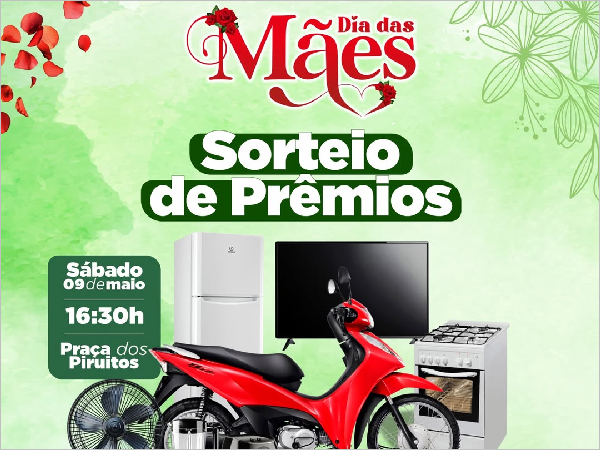 DiadasMães2019: SorteioDePrêmiosEGratidãoEmCrateús